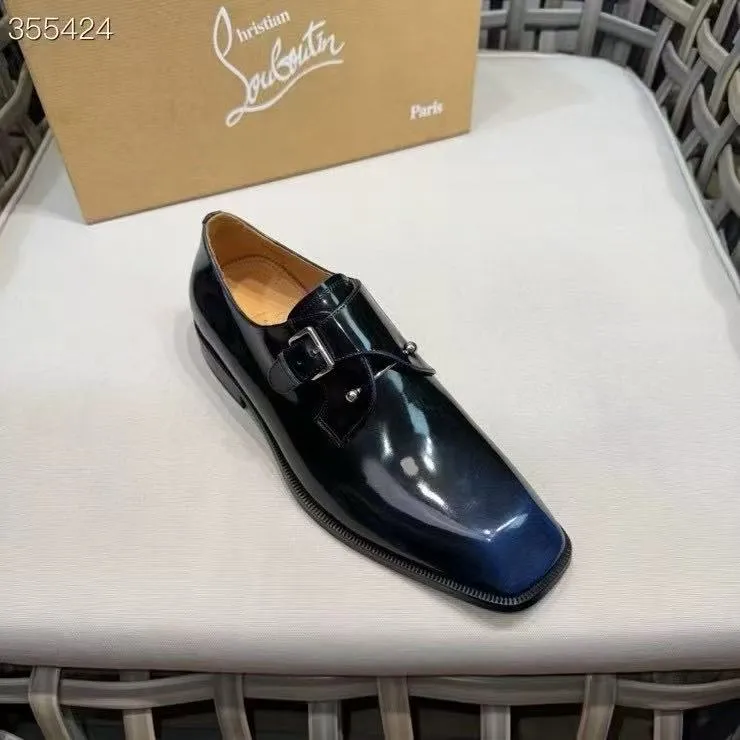 p920💰Men's shoes Christia*.Lobouti*🆑High-end men's business formal leather shoes | Classic red sole shoes | Original imported first-layer cowhide | Iconic rivet decoration | Water-dyed cowhide lining | Italian imported red cowhide outsole | High-end luxury | Perfect interpretation of fashion, sunshine, style, suitable for various occasions Size: 39-44 (customized at 38.45.46)